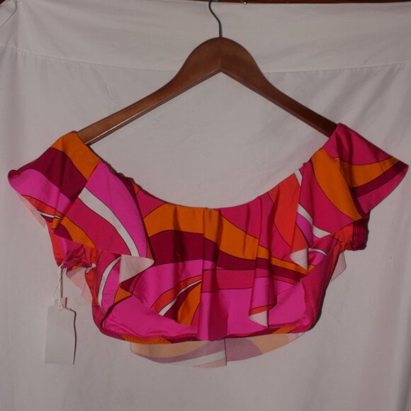 NWT Trina Turk Vivid Vista Bikini Top Size 10 - Picture 10 of 10